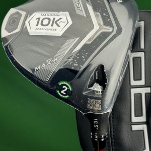 Cobra DS-Adapt MAX-K Driver 10.5* Senior Lite Flex Denali Red 50g w/ Cover NEW