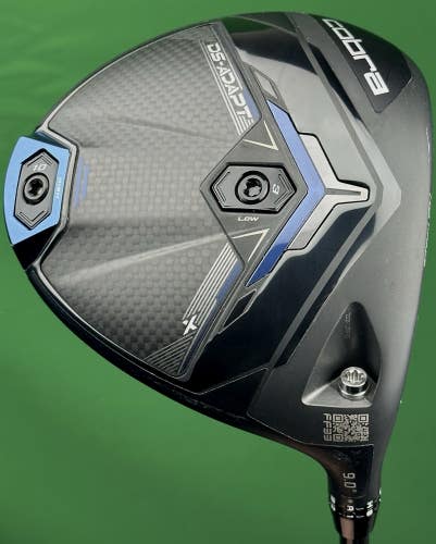 Cobra DS-Adapt X Driver 9* Stiff S-Flex Mitsubishi Denali 60g Right Hand NICE!