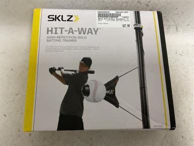 Used SKLZ HIT-A-WAY BATTING Trainer Black 11855-S000200529
