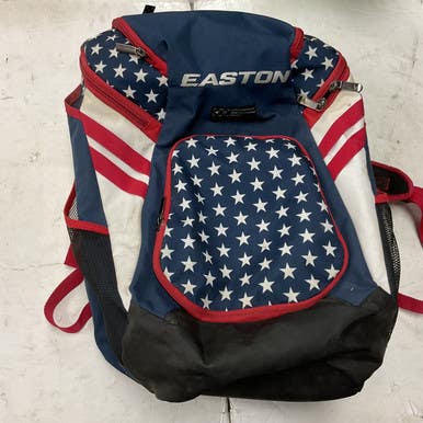 Used Easton SPORT UTILITY SYSTEM REFLEX BB/SB Player Backpack White/Red/Navy 11855-S000200504