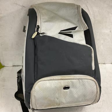 Used Easton GAME READY BB/SB Player Backpack White And Grey 11855-S000200502