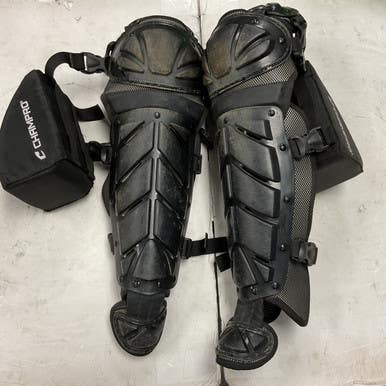 Used Adidas Intermediate Catchers Leg Guards Black 11855-S000200495
