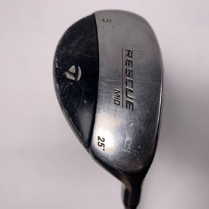 TaylorMade Rescue Mid 5 Hybrid 25* Senior Graphite Mens RH