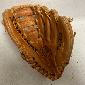 Used Spalding PRO FLITE Baseball Glove RH Throw Orange 12 1/2" 11855-S000200564
