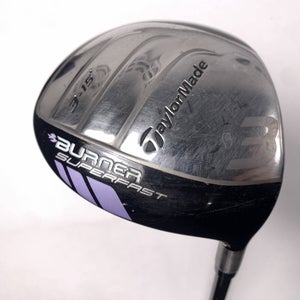 TaylorMade Burner Superfast 3 Fairway Wood 15* Matrix Ozik XCON-4.8 Ladies RH