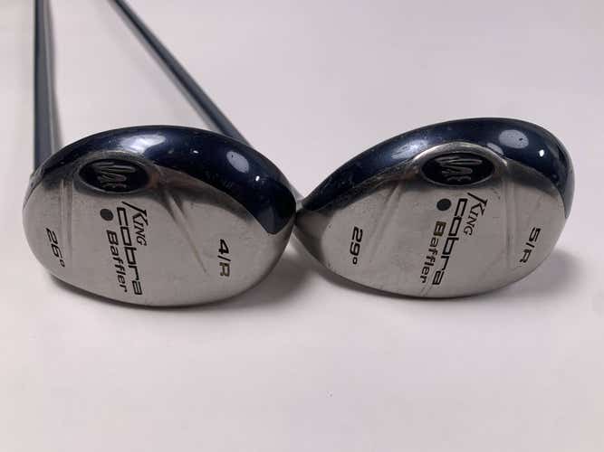 Cobra Baffler 2005 4 & 5 Hybrid Set 26* 29* Aldila NV HL 50g Ladies RH