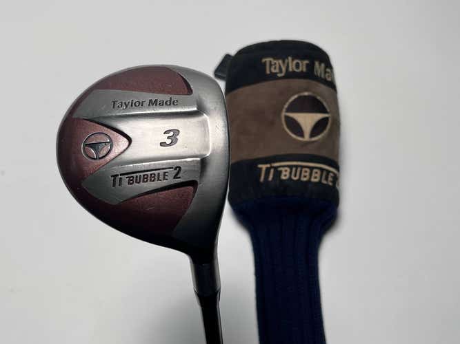 TaylorMade Ti Bubble 2 3 Fairway Wood 15* Bubble 2 R-80 80g Regular RH HC +1''
