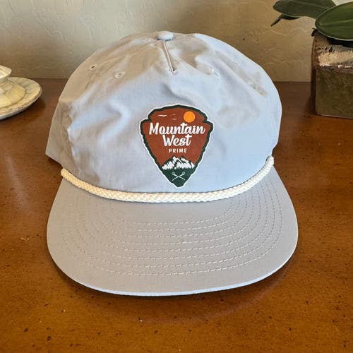 Blue Mountain West Prime Lacrosse Rope Hat Light Blue Snapback