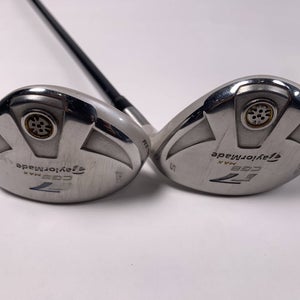 TaylorMade R7 CGB Max 4 & 5 Hybrid Set 22* 25* REAX SuperFast 45g Ladies RH