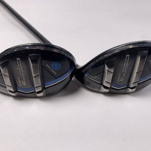 Cobra T-Rail 2023 4 & 5 Hybrid Set 22* 25* UltraLite 50g Stiff Graphite Mens RH