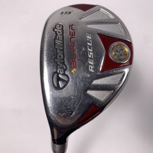 TaylorMade Burner Rescue 3 Hybrid 19* T-Step 90 Stiff Steel Mens LH