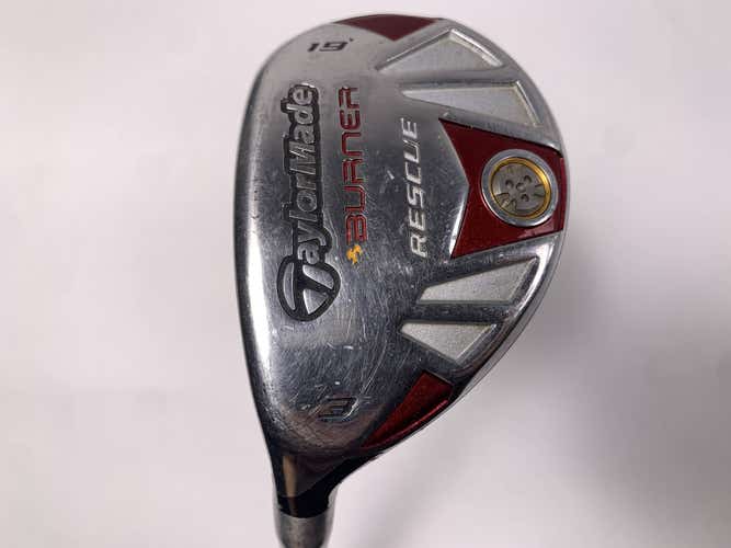 TaylorMade Burner Rescue 3 Hybrid 19* T-Step 90 Stiff Steel Mens LH