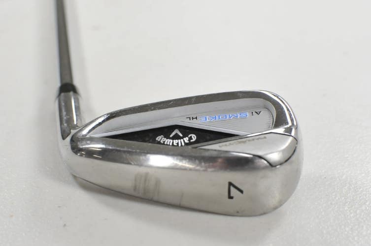 Callaway Paradym Ai Smoke HL Single 7 Iron Regular Flex RH MPH 85g Steel #213630
