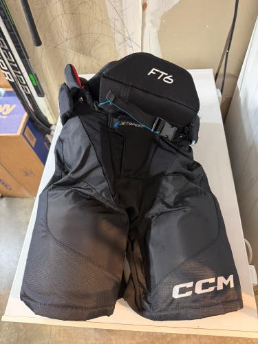 Senior Small CCM JetSpeed FT6 Hockey Pants (New) Black