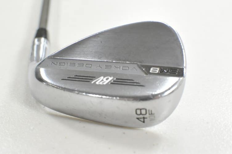 Titleist Vokey SM8 Tour Chrome 48*-10F Wedge Right BV Wedge Flex Steel # 213766