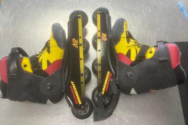 Used K2 EXTREME Senior Rec Fitness Skates Black Senior 9.5 11497-C000156232