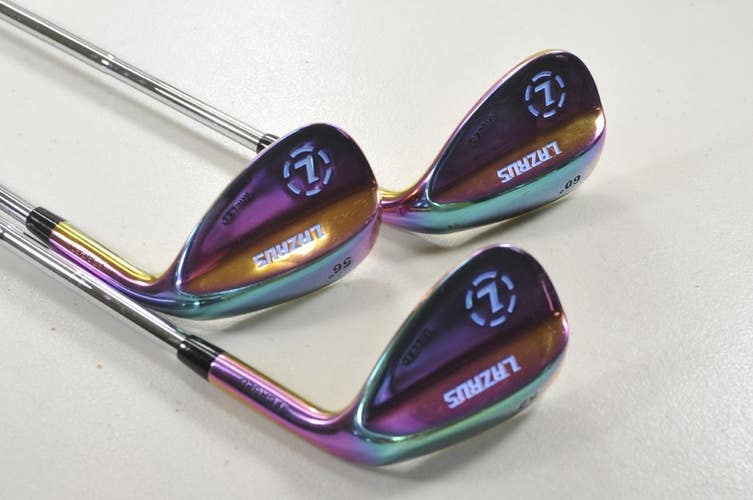 Lazrus Milled 52*, 56*, 60* Wedge Set Right Steel  # 213669