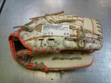Used Rawlings PLAYER SERIES BB/SB Glove RH Throw White 10" 11339-S000200034