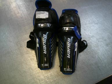 Used Bauer MS-1 Junior Shin Guards Black 9" 11339-S000199998