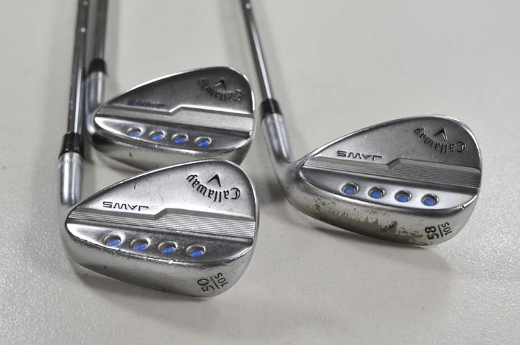 Callaway Jaws MD5 Platinum Chrome 50*, 54*, 58* Wedge Set DG S200 Steel # 211821