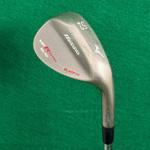 Mizuno MP R Series Black Ni 52-7 52 Gap Wedge Dynamic Gold Steel Wedge Flex