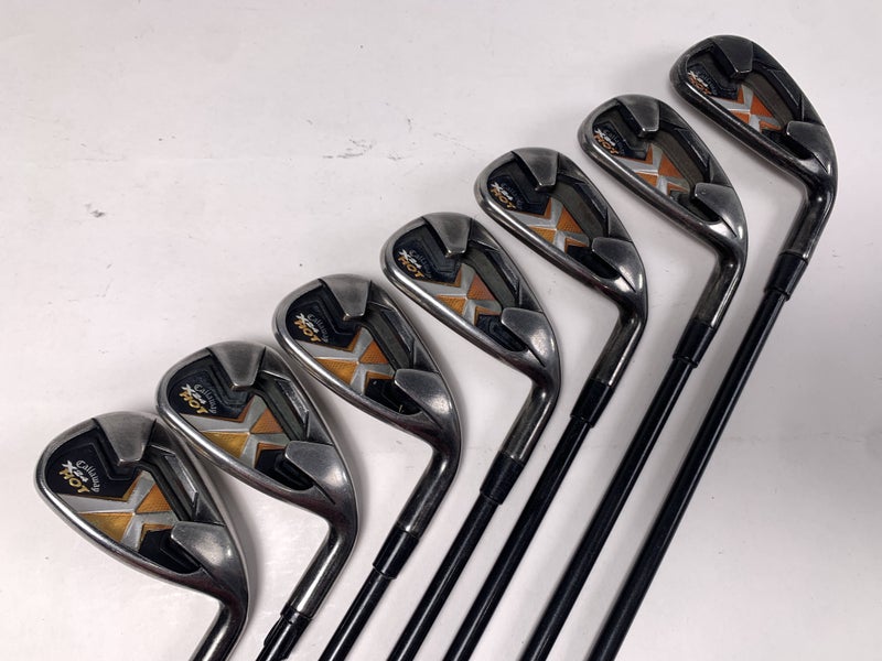 Callaway X-24 Hot Iron Set 4-PW 75g Regular Graphite Mens RH