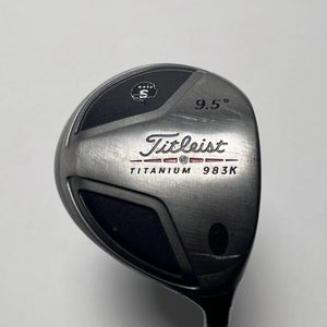 Titleist 983 K Driver 9.5* Graphite Design YS-6 Stiff Graphite Mens RH -1''