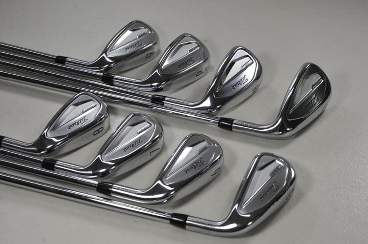 Titleist T350 2023 5-PW,48*,53* Iron Set Stiff Flex RH KBS Tour Steel  # 213357