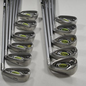 Ping Rapture 3-W,UW,SW,LW Iron Set Stiff Flex Right TFC909 Graphite # 213702