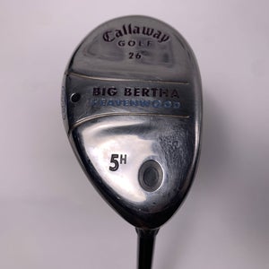 Callaway Big Bertha Heavenwood 5 Hybrid 26* Big Bertha Gems 55 Ladies RH