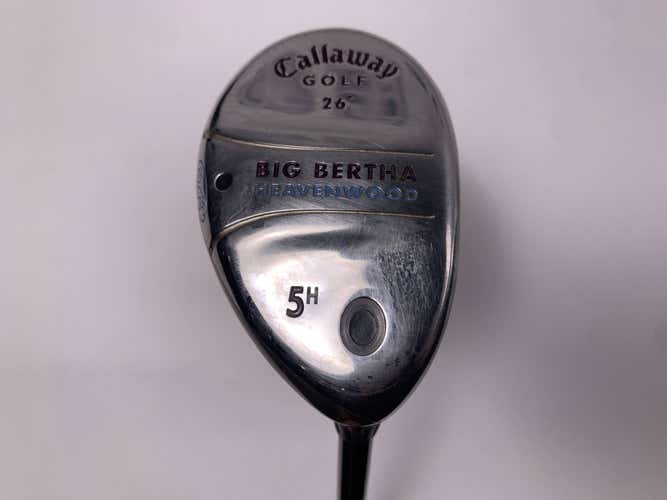 Callaway Big Bertha Heavenwood 5 Hybrid 26* Big Bertha Gems 55 Ladies RH
