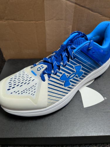 Under Armour Yard Turf - White and Royal Men's Size M 11.0  (New)