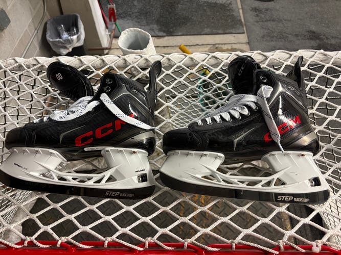 CCM Tacks XF Pro Hockey Skates Regular Width NCAA Pro Stock 9 (Used) + Extra set of STEP BlackSteel