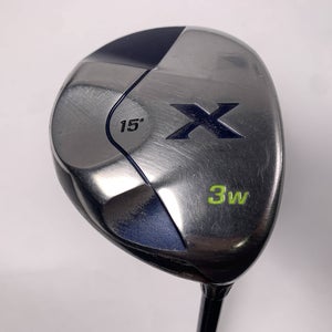 Callaway X 3 Fairway Wood 15* 70g Stiff Graphite Mens RH