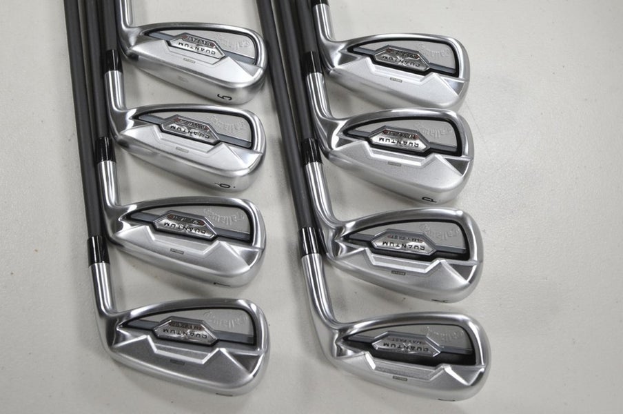 Callaway Quantum Max Fast 5-PW,AW,SW Iron Set Senior Flex RH Graphite # 213803