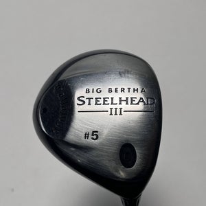 Callaway Steelhead III 5 Fairway Wood 18* System III Ladies RH