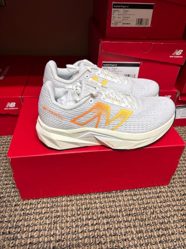 White Women's Adult New Balance FuelCell Propel V5 Shoes (New)