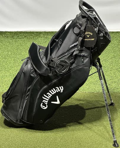 Callaway Fairway 14 Stand Carry Double Strap Golf Bag 14-Way Color: Black NEW