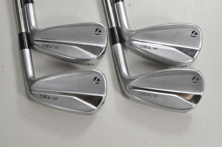 TaylorMade P790 2021 7-PW Iron Set Stiff Flex Right Rifle 6.0 Steel # 212292