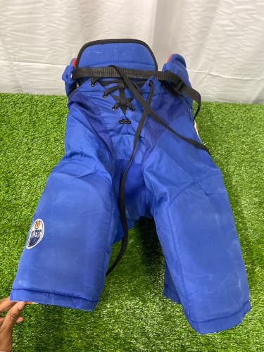 CCM HP45 Hockey Pants Oilers Pro Stock | Senior Size Medium