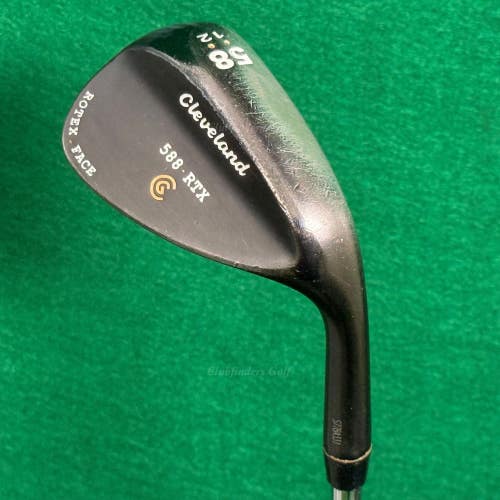 Cleveland 588 RTX Rotex Face Black 58-12 58 Lob Wedge Stepped Steel Wedge Flex