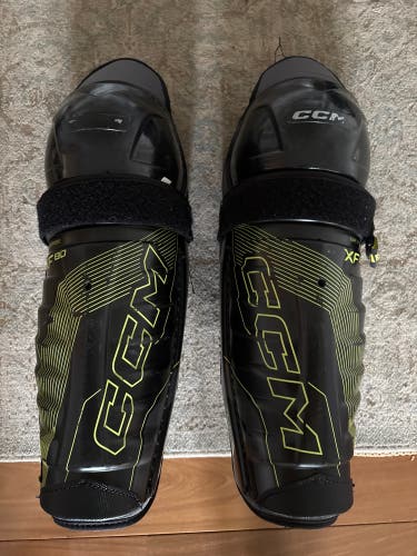Intermediate CCM Tacks XF80 13" Shin Pads (Used)