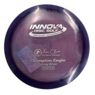 Used Innova CHAMPION EAGLE Disc Golf Driver Purple 11406-S000108827