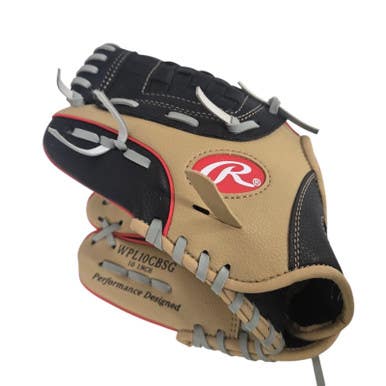 Used Rawlings PLAYERS SERIES BB/SB Glove T-ball Tan 10" 11406-S000108369