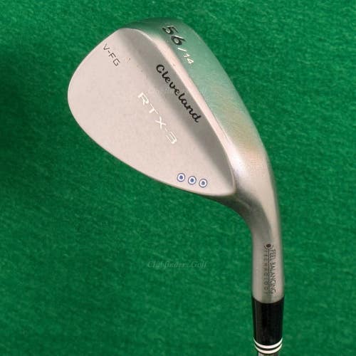 Cleveland RTX-3 V-FG Satin 56-14 56 Sand Wedge Dynamic Gold Steel Wedge Flex