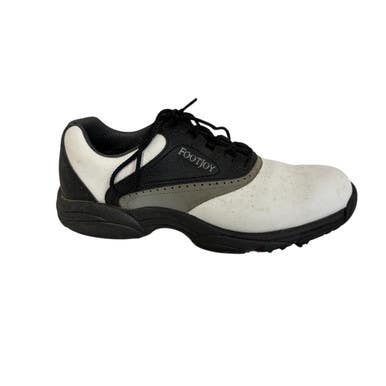 Used Foot Joy Mens Golf Shoes White Senior 8.5 11406-S000109096
