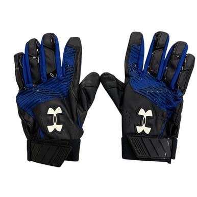 Used Under Armour BB/SB Batting Gloves Black XL 11406-S000109202