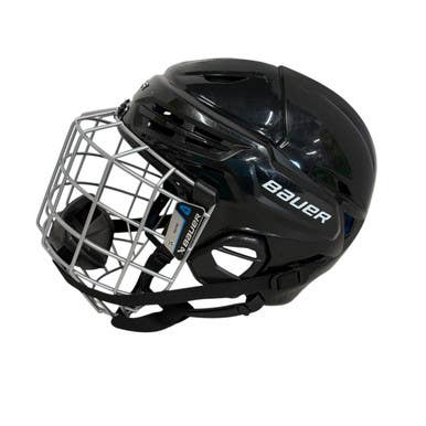 Used Bauer REAKT 55 Helmet Cage Combo Black MD 11406-S000109207
