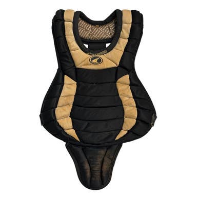 Used Champro CHEST PROTECTOR Catchers Chest Protector Black Adult 11406-S000109226