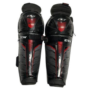 Used CCM QLT 270 Intermediate Shin Guards Black 13" 11406-S000109234